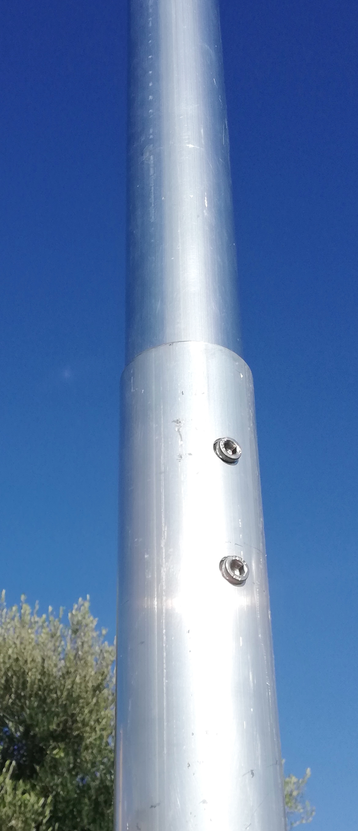 Kit de tubos de aluminio para antena vertical de 1/4 lambda 80m Tubos Telescopicos Para Antenas